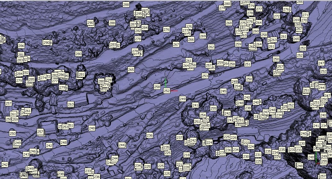 modelo 3D del terreno apartir de fotografía aerea dron RTK 